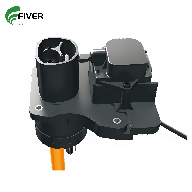 Modular 1000V DC J3400 NACS Port with Actuator Custom Harness Solution