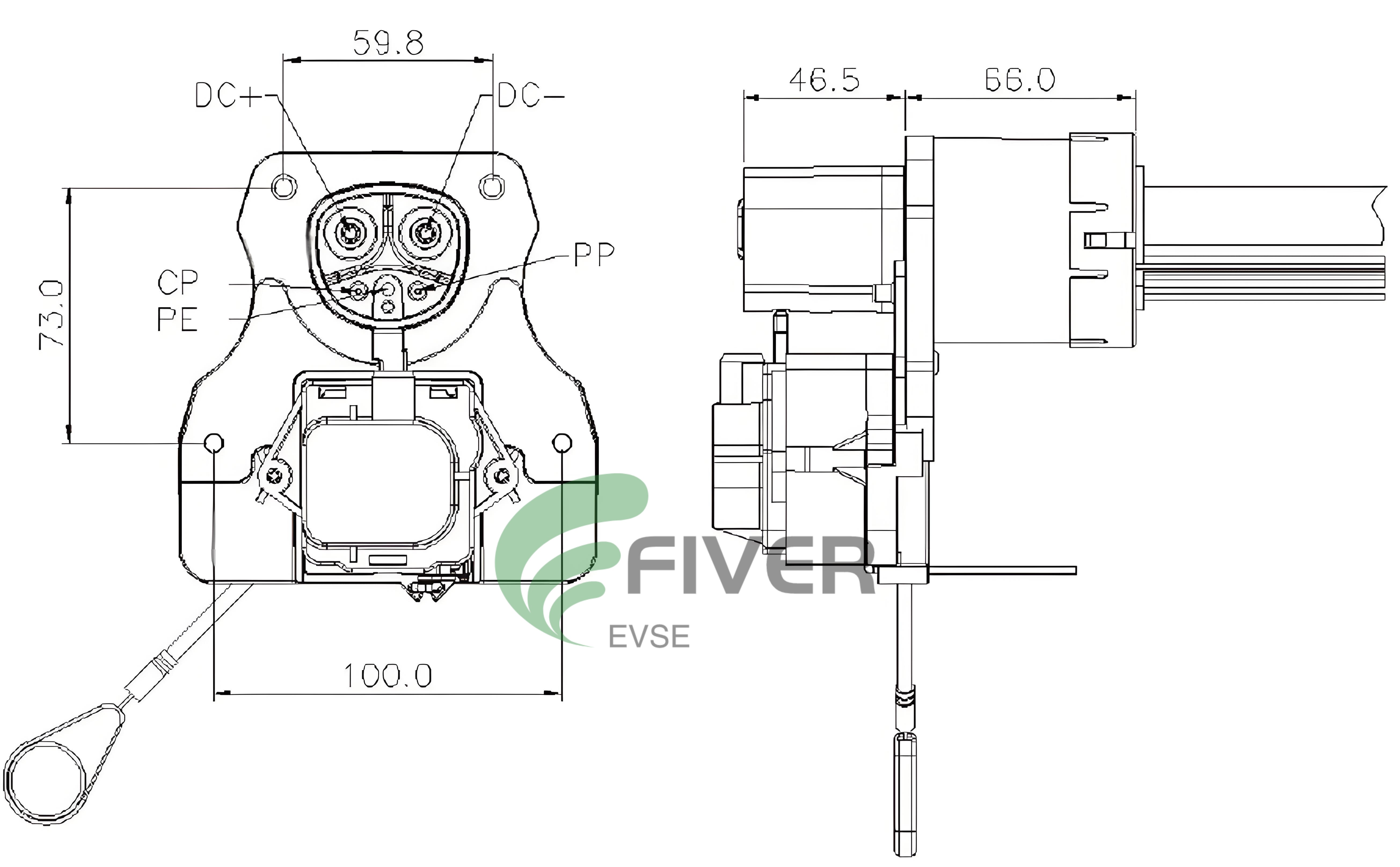 NACS Port with Actuator Measurements