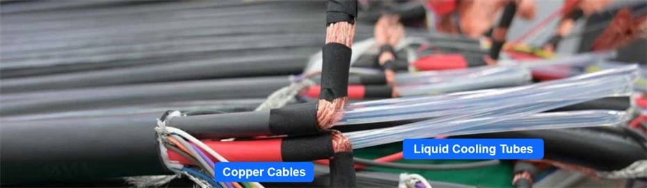 Non-immersion structure of Liquid cooling charging cables