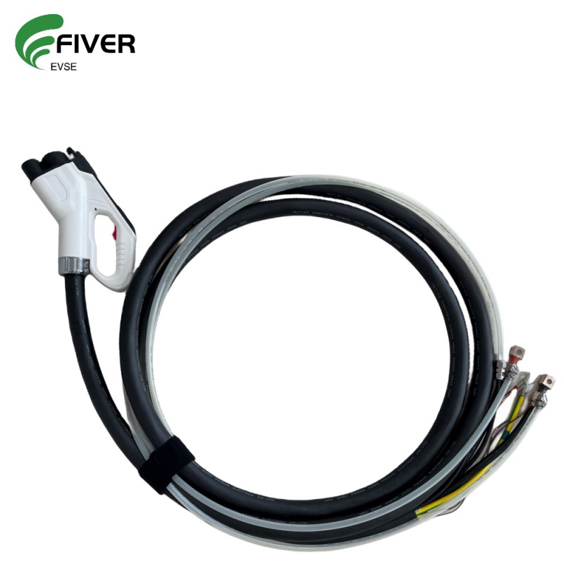 1000V 500A Liquid Cooled Electric Vehicle Charging Cables for CCS1 Ultra-fast Charging